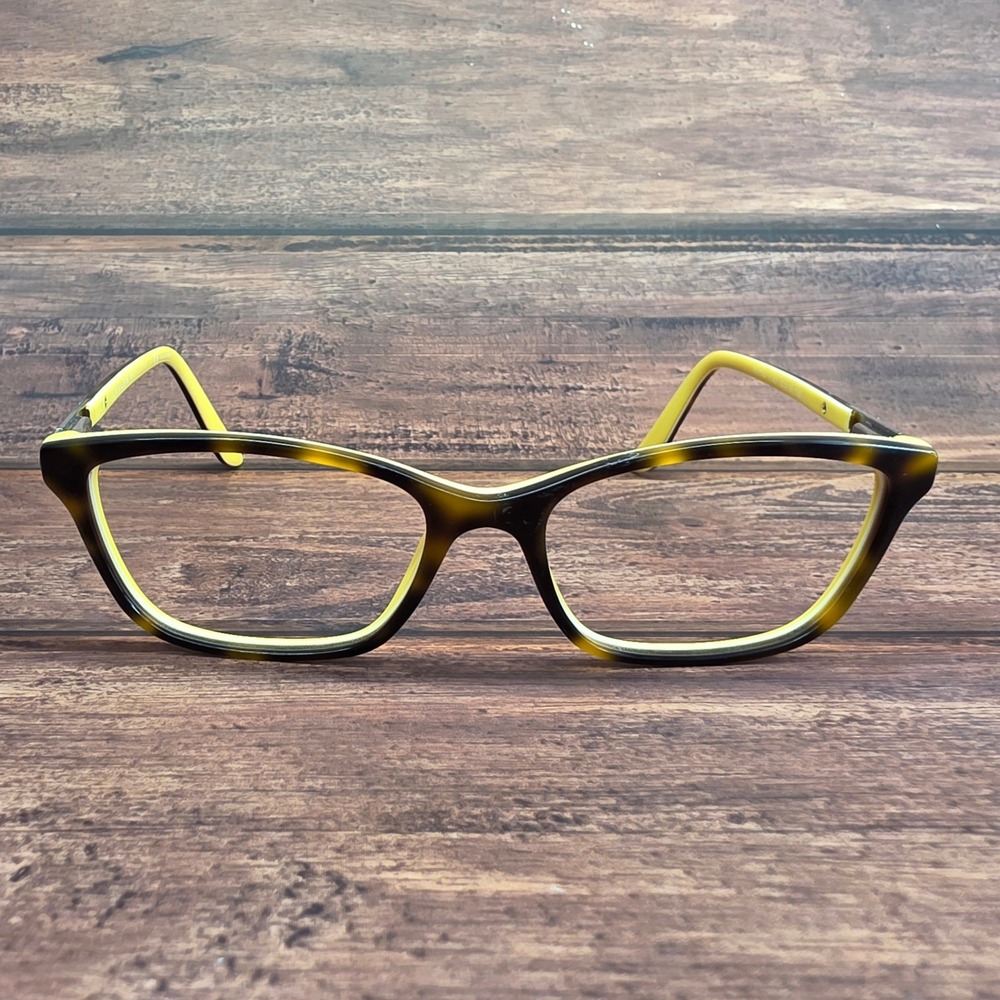 Ralph Lauren RA 7044 1142 Tortoise Yellow Cat Eye Eyeglasses 52-16-135
